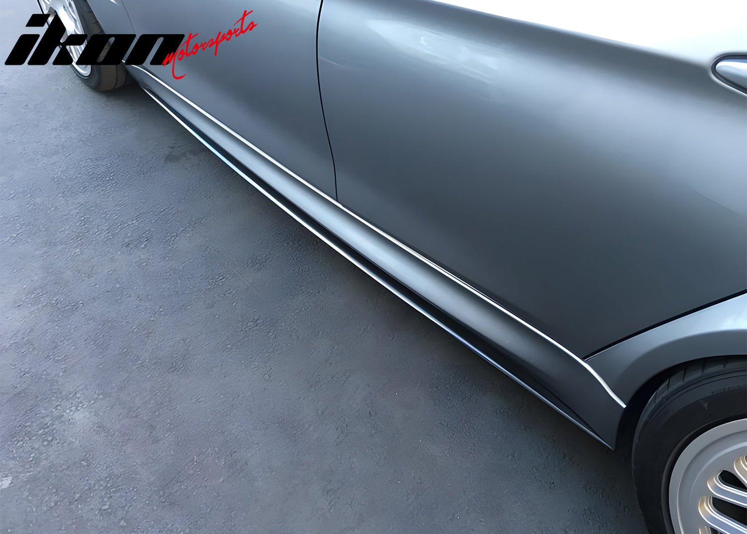 2015-2018 BMW F80 M3 Side Skirts Extention MT Style PU Unpainted Black