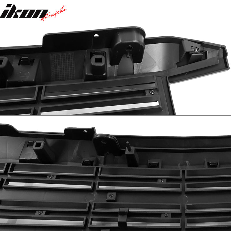 2015-2019 Chevy Silverado 2500 2500HD 3500 3500HD Black Grille Hood