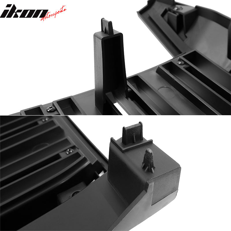 2015-2019 Chevy Silverado 2500 2500HD 3500 3500HD Black Grille Hood