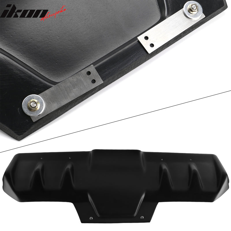 2015-2021 Subaru WRX STI Matte Black Rear Bumper Diffuser PP