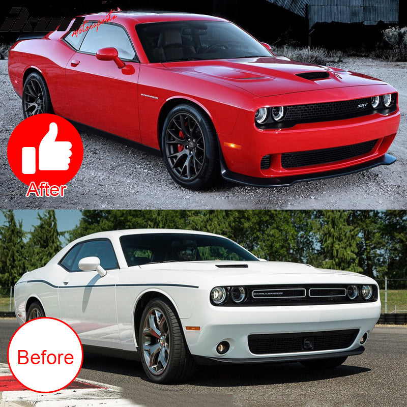 2015-2023 Dodge Challenger Front Bumper w/ Grille & HC Lip Unpaint PP