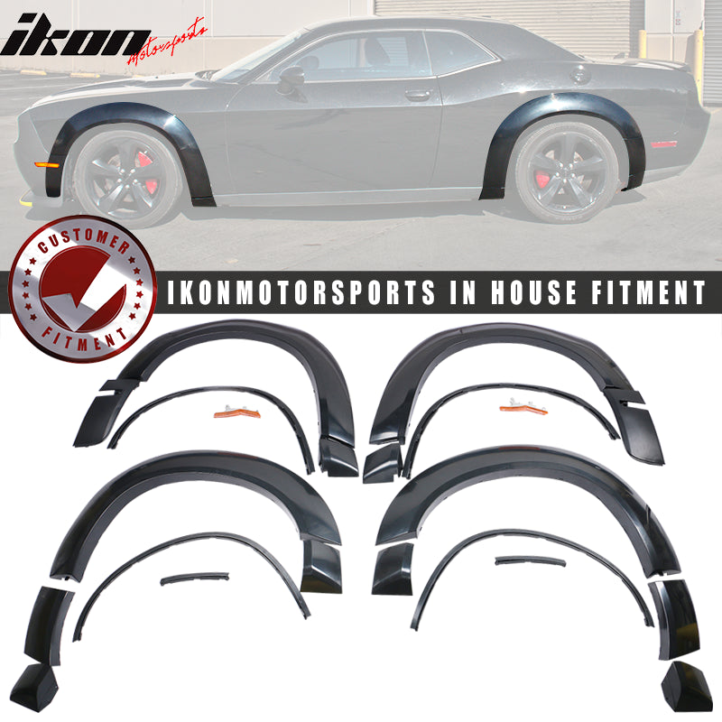 2015-2023 Dodge Challenger Front Full Bumper & Lip + Fender Flares PP