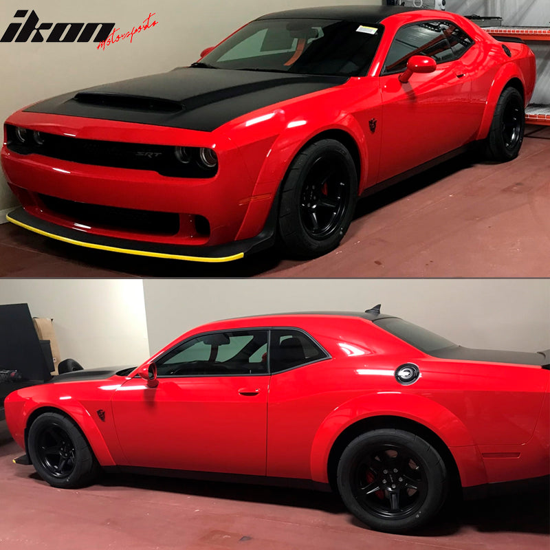 2015-2023 Dodge Challenger Front Lip + Fender Flare Hellcat to Demon