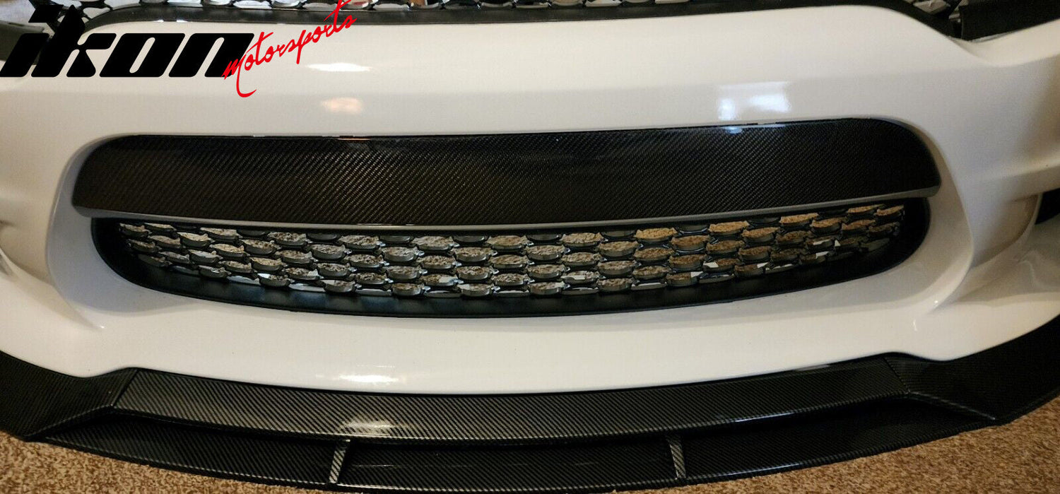 2015-2023 Dodge Charger OE Style Front Bumper Molding Carbon Fiber CF