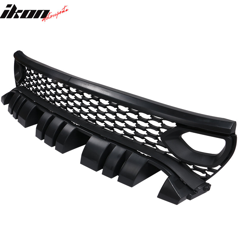 2015-2023 Dodge Charger Grill Unpainted Black Front Upper Car Grille