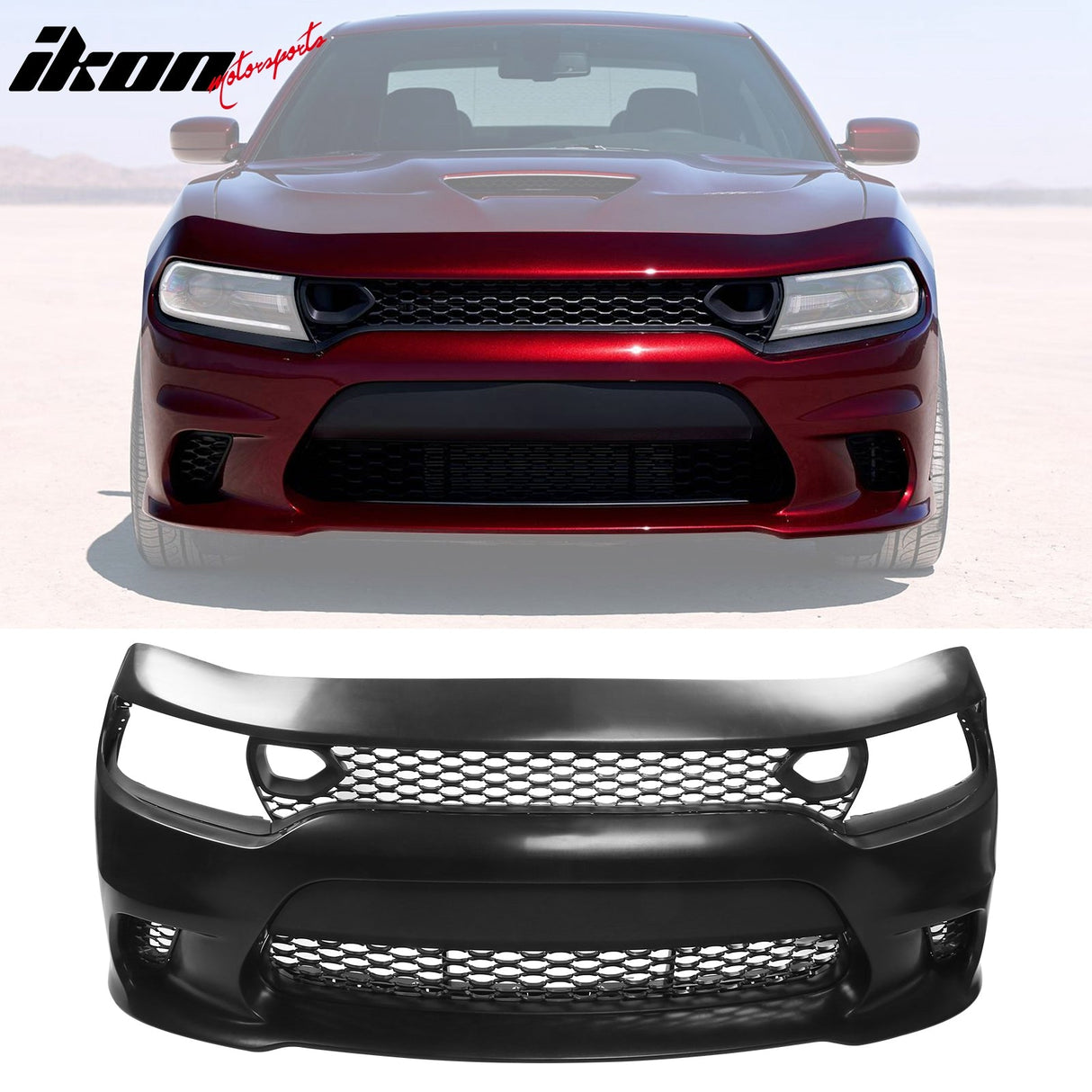 2015-2023 Dodge Charger Front Bumper Conversion 19 SRT Hellcat Style