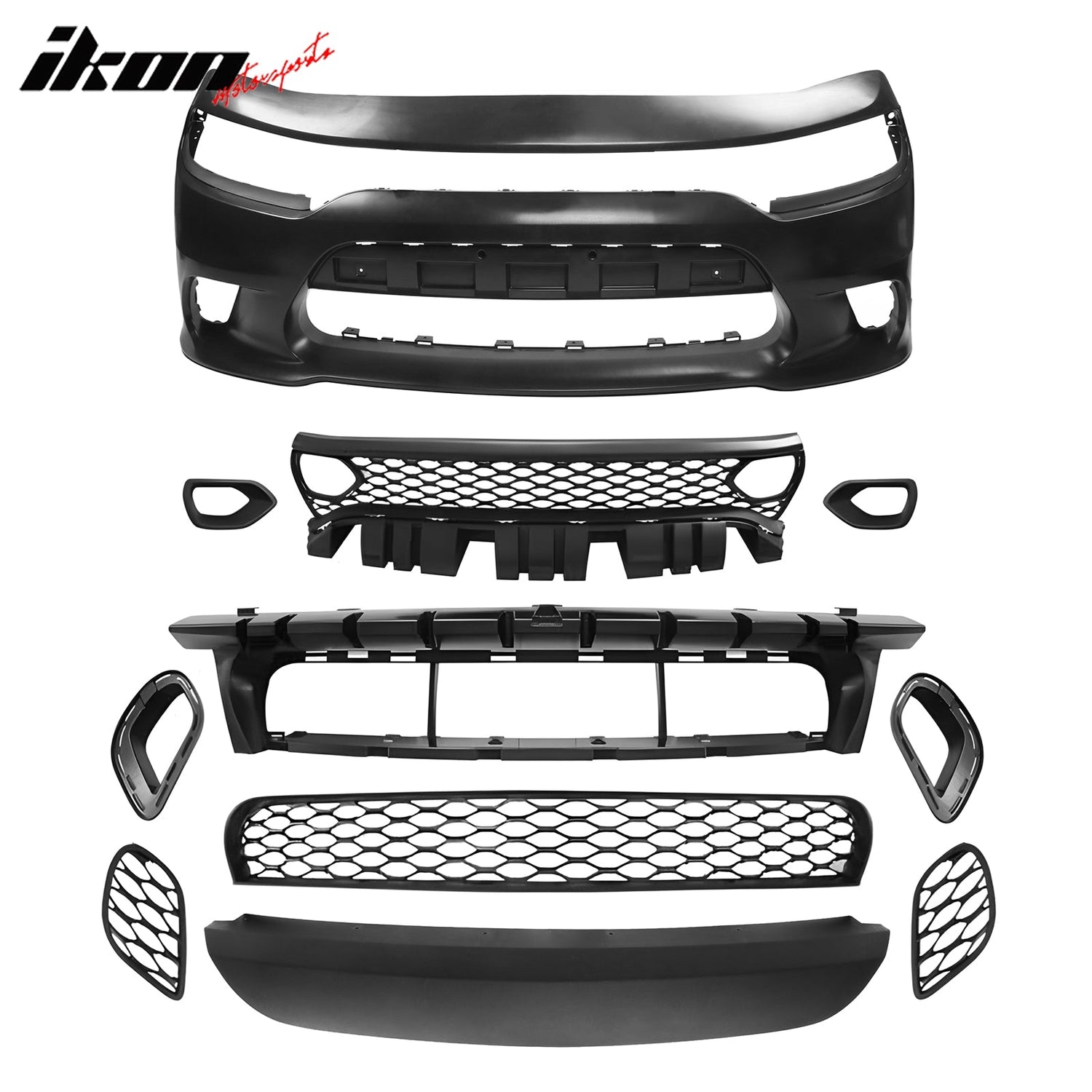 2015-2023 Dodge Charger Front Bumper Conversion 19 SRT Hellcat Style