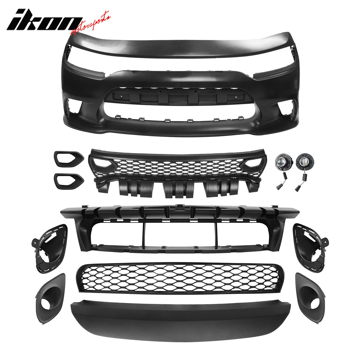 2015-2023 Dodge Charger Front Bumper Replacement 19 SRT Hellcat Style