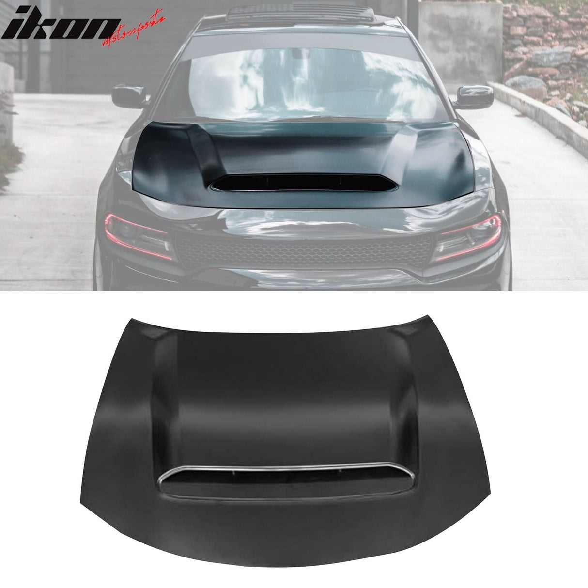 2015-2023 Dodge Charger Hood w/ Vent Demon Style Car Hood Aluminum