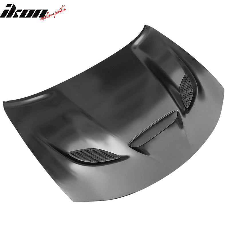 2015-2023 Dodge Charger SRT Style Car Hood Scoop Vent Black Aluminum