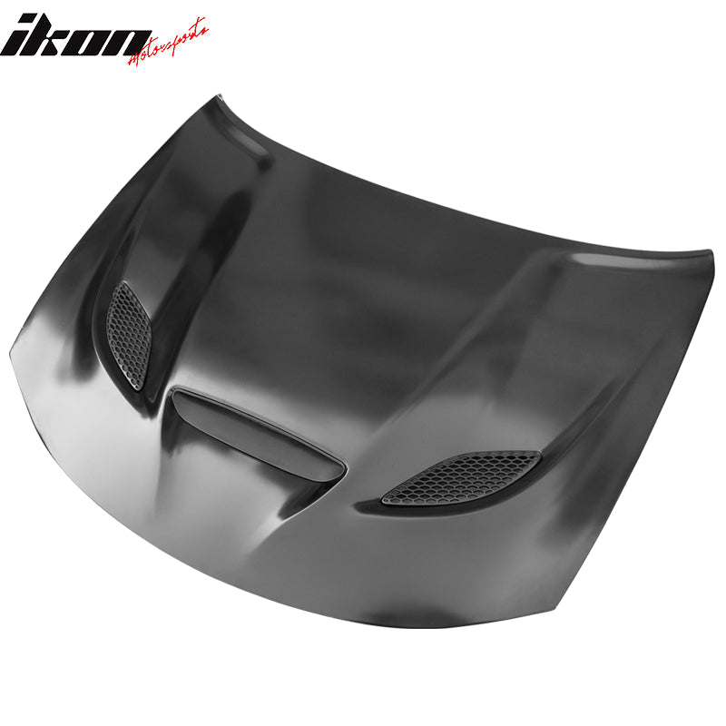 2015-2023 Dodge Charger SRT Style Car Hood Scoop Vent Black Aluminum