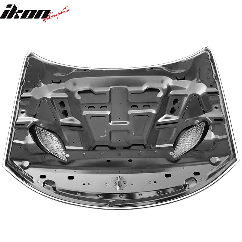 2015-2023 Dodge Charger SRT Style Car Hood Scoop Vent Black Aluminum
