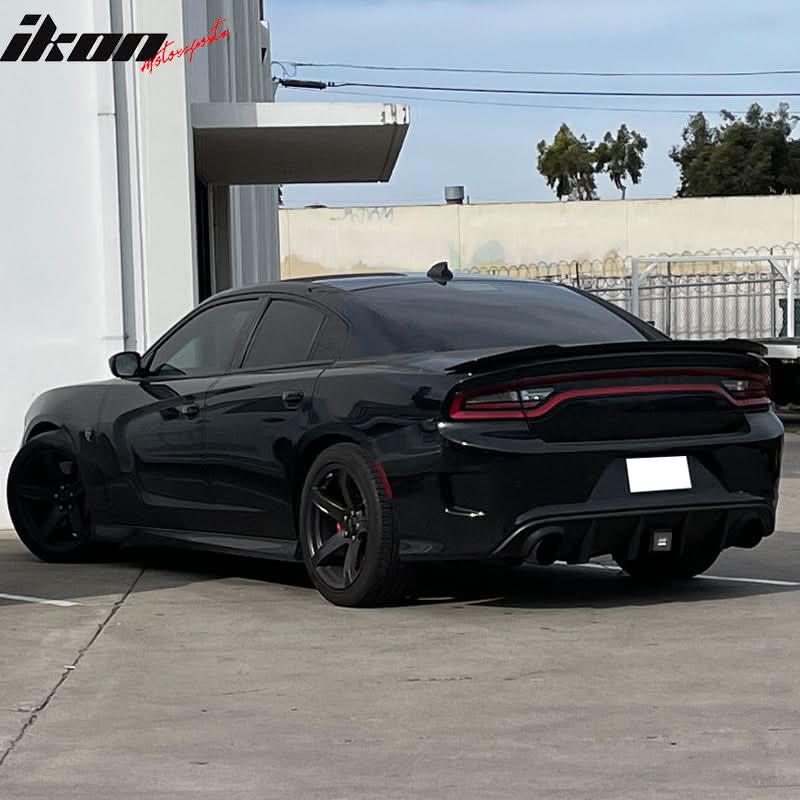 2015-2023 Dodge Charger Rear Bumper Diffuser w/ LED Brake Light Lamp