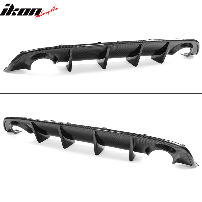 2015-2023 Dodge Charger Rear Bumper Diffuser + Side Aprons Lip CFL