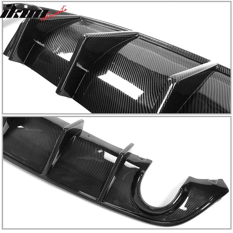 2015-2023 Dodge Charger Rear Bumper Diffuser + Side Aprons Lip CFL