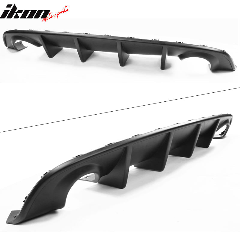 2015-2023 Dodge Charger Rear Diffuser + Side Aprons Bumper Lip PP