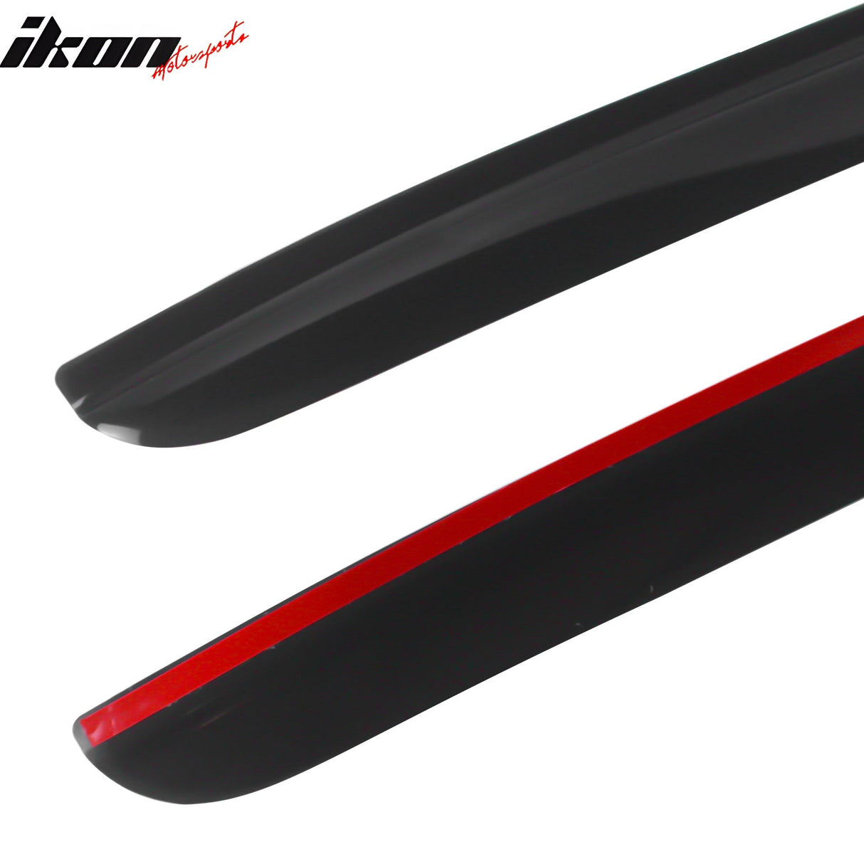 2015-2024 Ford Mustang Coupe Window Visors Slim Smoke Tinted Acrylic