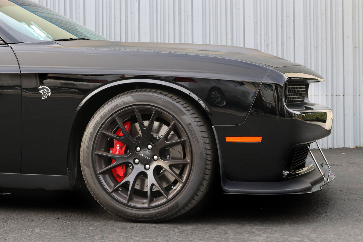 Dodge Challenger Hellcat Carbon Fiber Front Wind Splitter 2015 - 2023