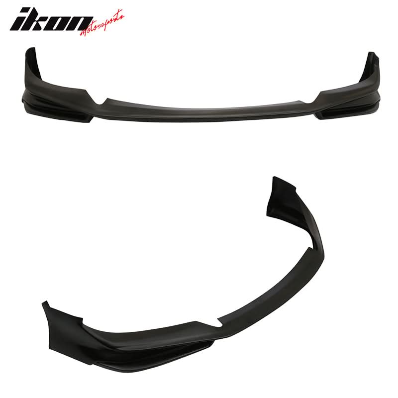 2016-2018 Honda Civic AP 2Dr 4Dr Front Lip Splitter Black PU