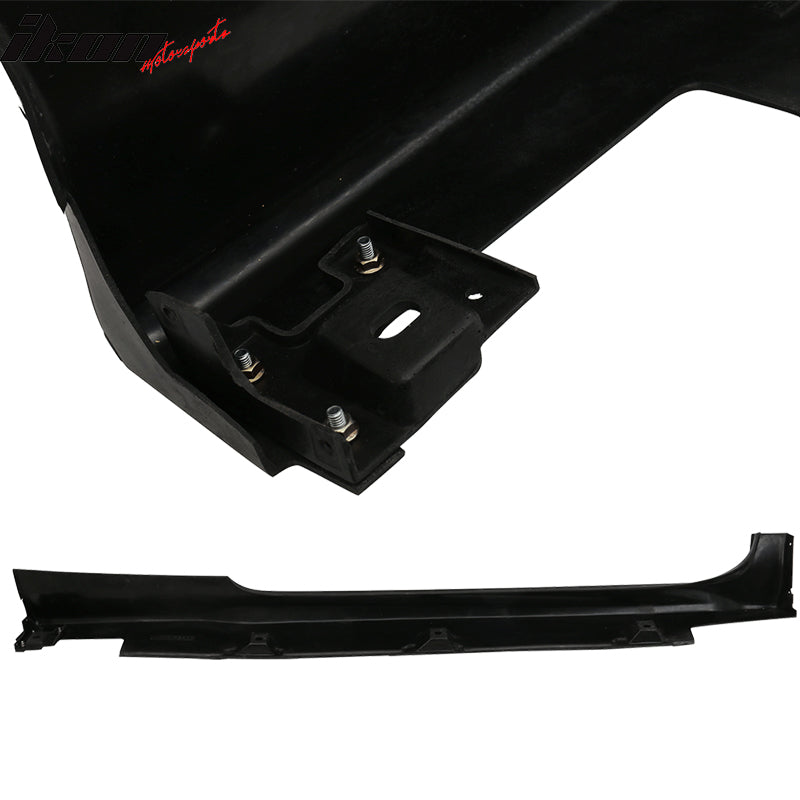 2016-2020 Honda Civic Coupe HFP Style Unpainted 2PCS Side Skirts PU