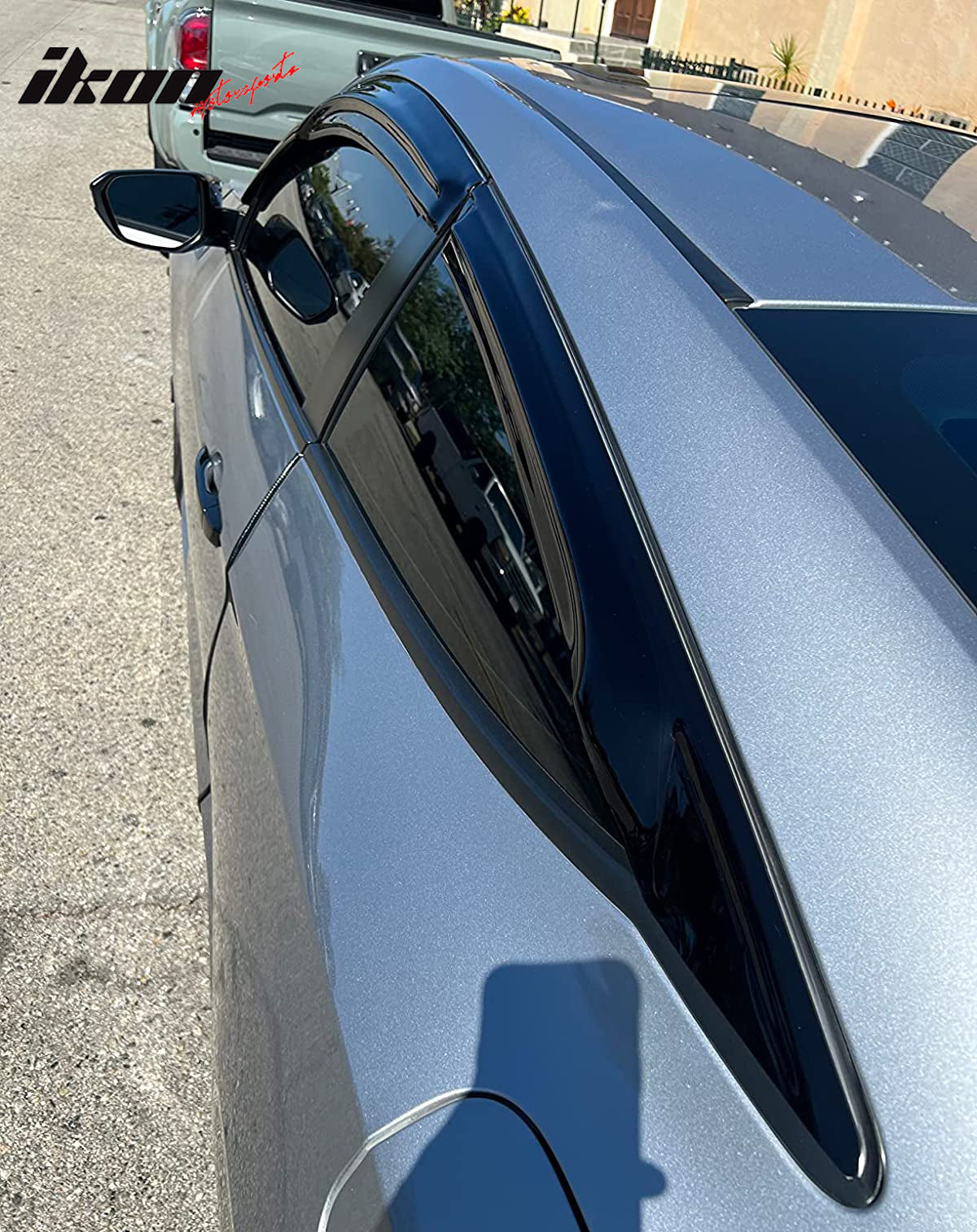 2016-2020 Honda Civic Coupe Mugen Style Window Visors Rain Wind Guards