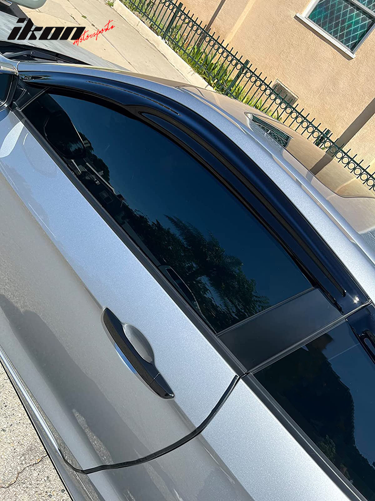 2016-2020 Honda Civic Coupe Mugen Style Window Visors Rain Wind Guards