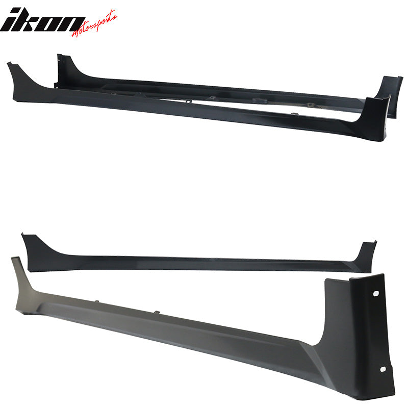 2016-2021 Honda Civic Sedan HFP Style Unpainted Black Side Skirts PP