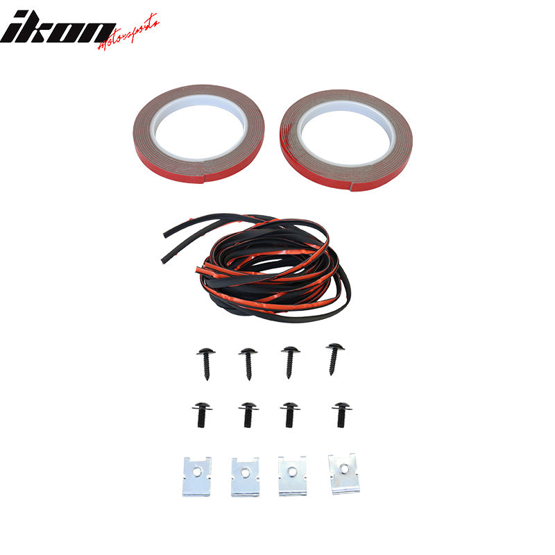 2016-2021 Honda Civic Sedan HFP Style Unpainted Black Side Skirts PP