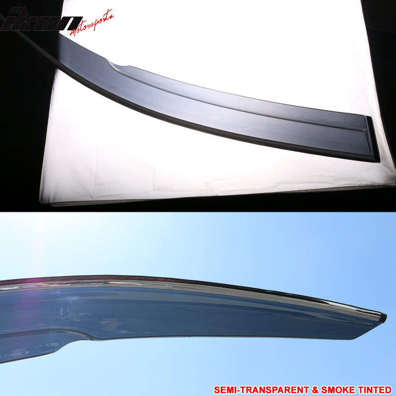 2016-2021 Honda Civic Sedan Smoke Chrome Mugen Window Visors Acylic