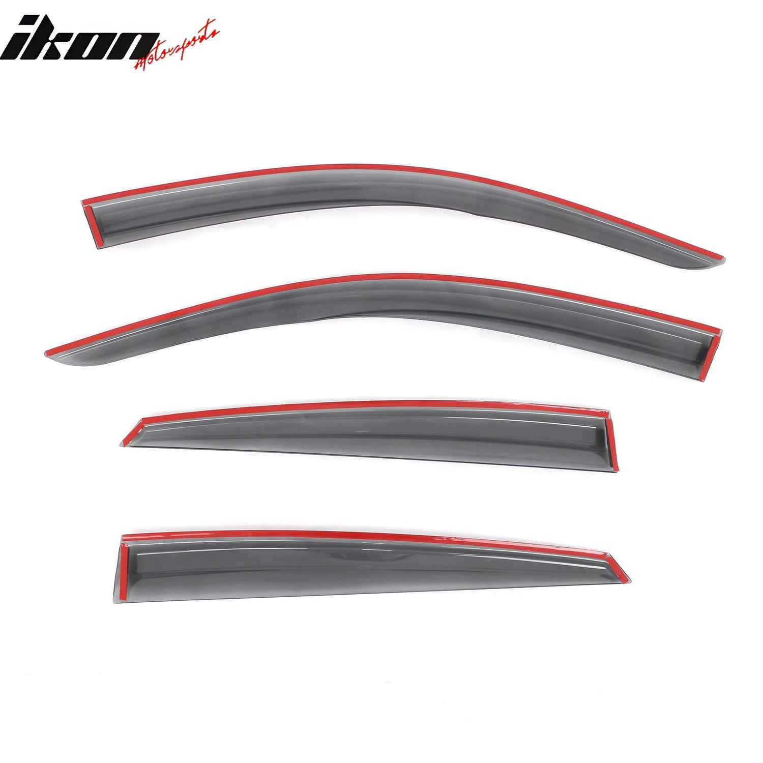 2016-2021 Honda Civic Sedan Transparent Smoke Window Visors Acrylic