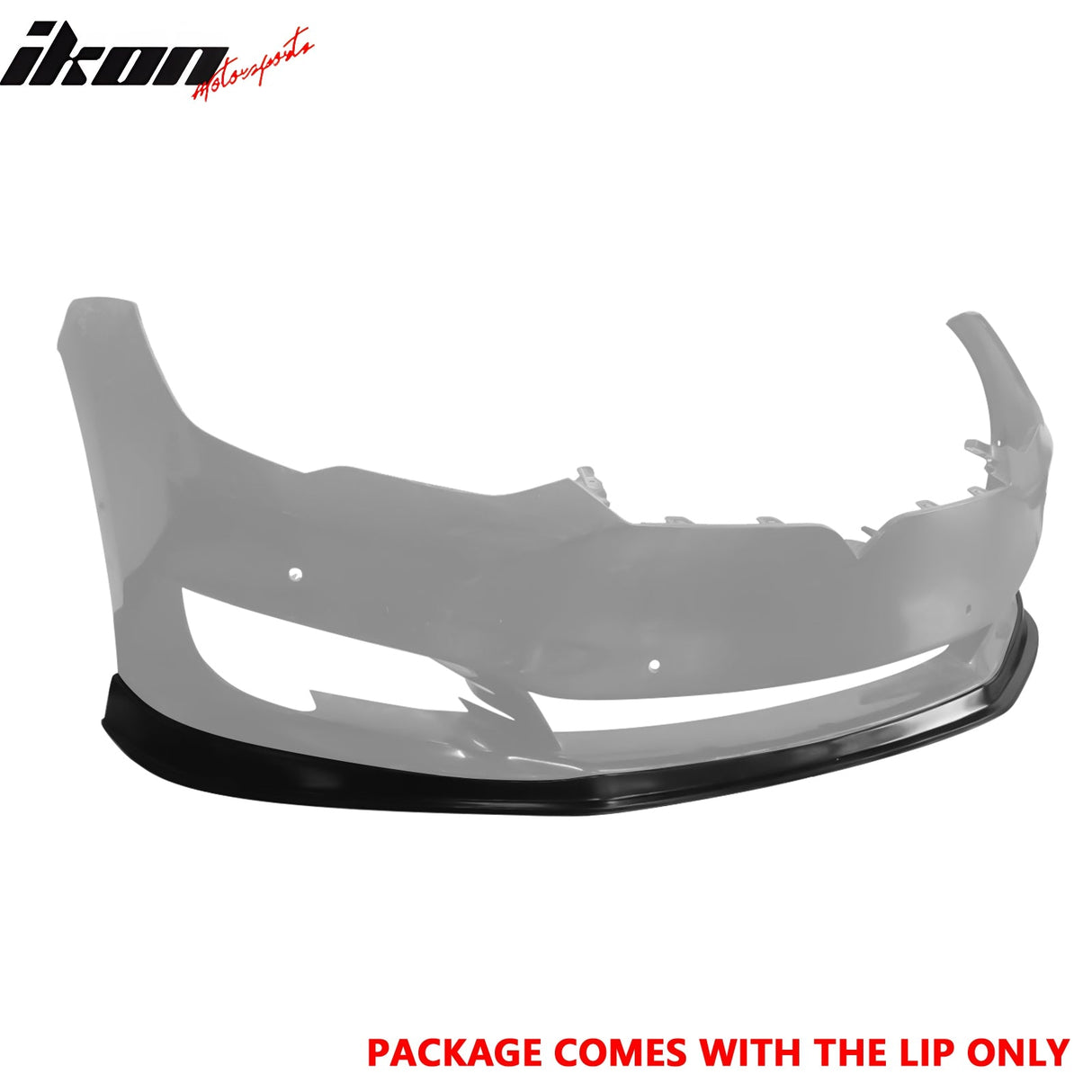 2016-2021 Tesla Model S MDA Style Unpainted Black Front Bumper Lip PU