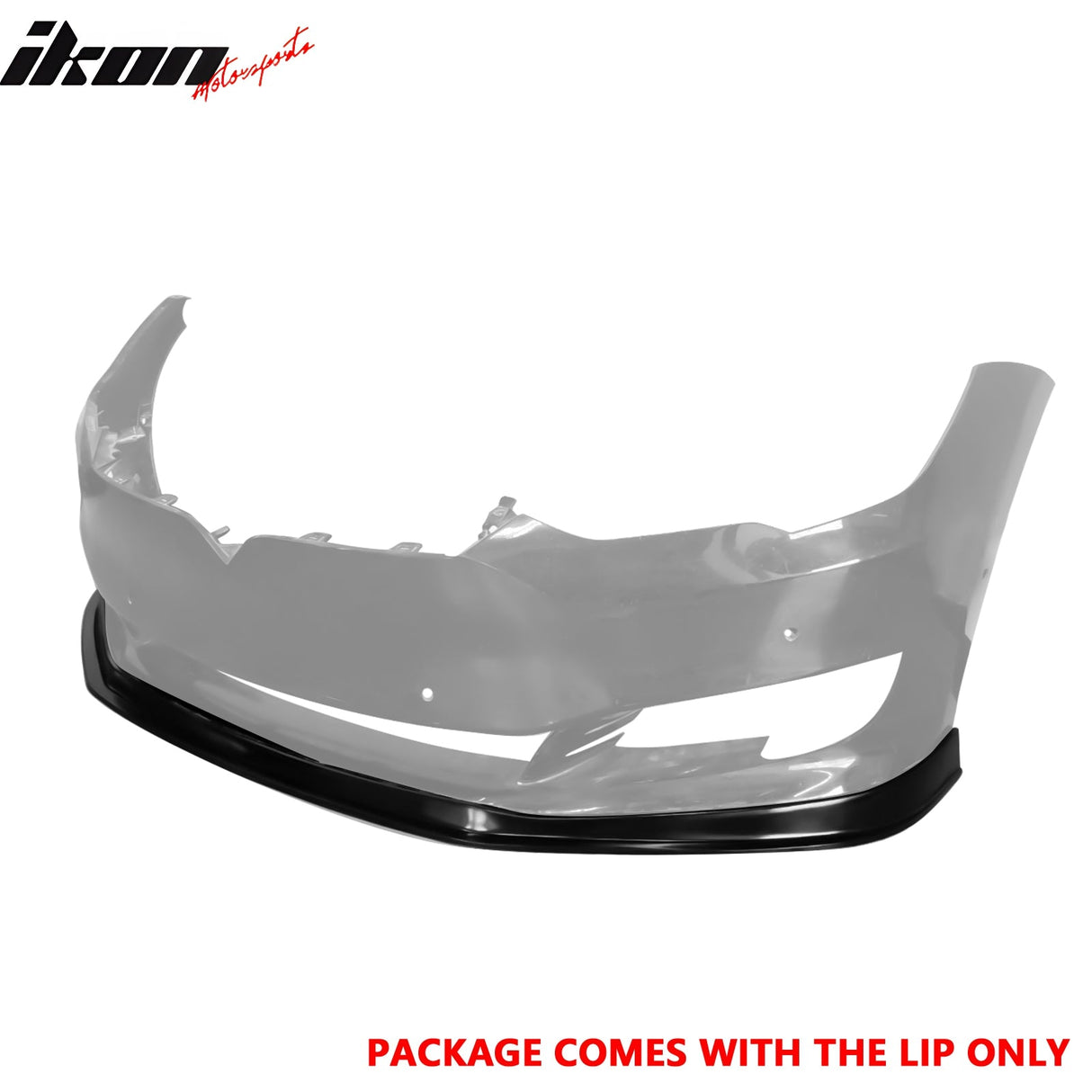 2016-2021 Tesla Model S MDA Style Unpainted Black Front Bumper Lip PU