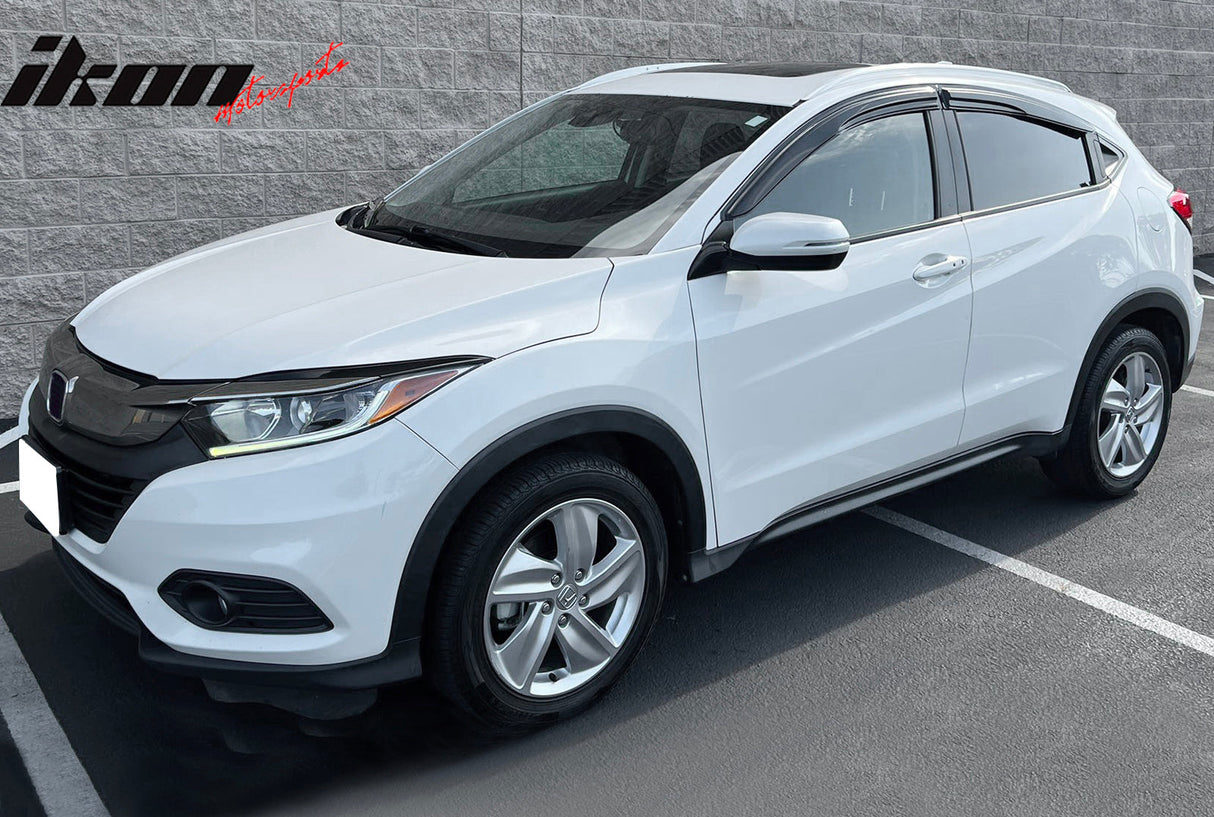 2016-2022 Honda HRV Window Visor Mugen Style Smoke Tinted Acrylic