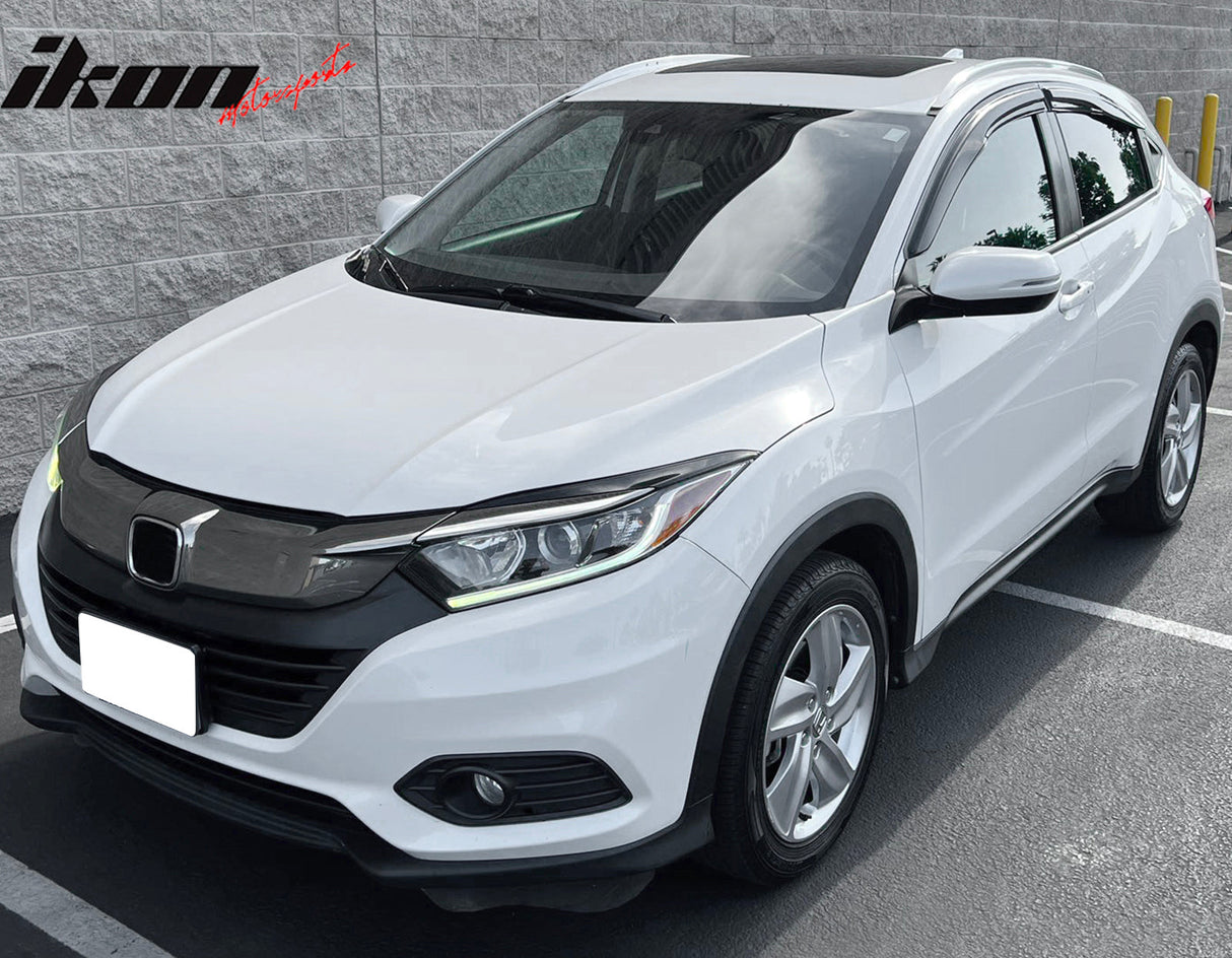 2016-2022 Honda HRV Window Visor Mugen Style Smoke Tinted Acrylic