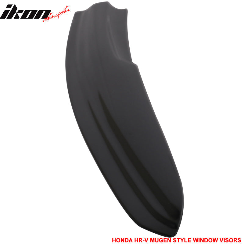 2016-2022 Honda HRV Window Visor Mugen Style Smoke Tinted Acrylic