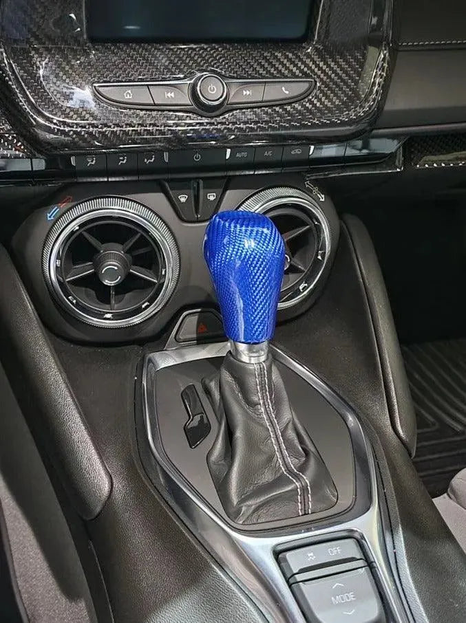 2016-2024 Camaro Automatic Shift Knob Carbon Fiber Cover