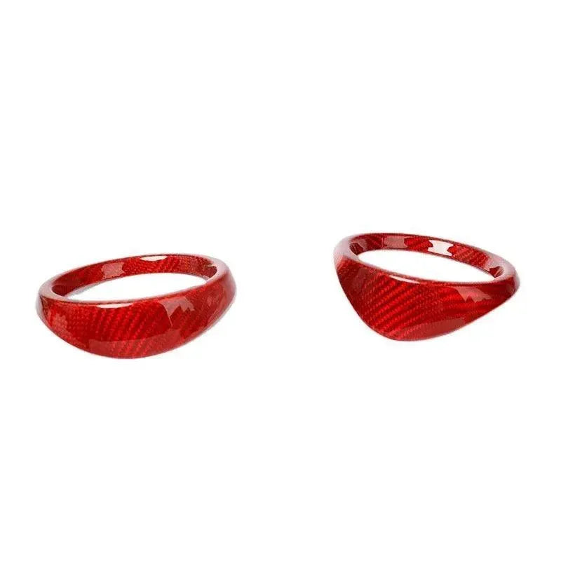 2016-2024 Camaro Carbon Fiber Dash AC Vents Chrome Delete Cover