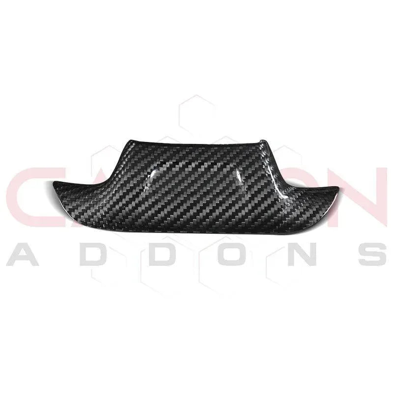 2016-2024 Camaro Carbon Fiber Lower Steering Wheel Emblem Trim Cover