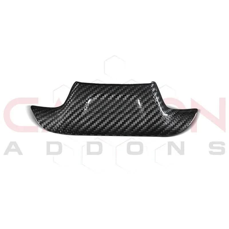 2016-2024 Camaro Carbon Fiber Lower Steering Wheel Emblem Trim Cover
