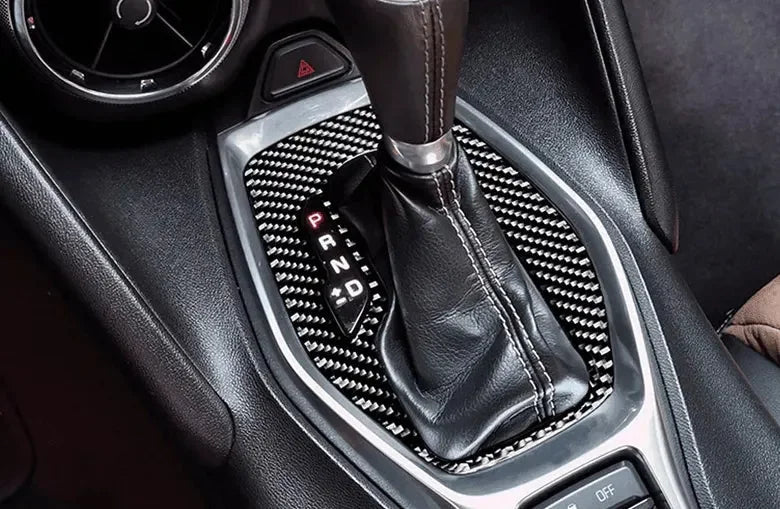 2016-2024 Camaro Real Carbon Fiber Gear Shift Trim Overlay