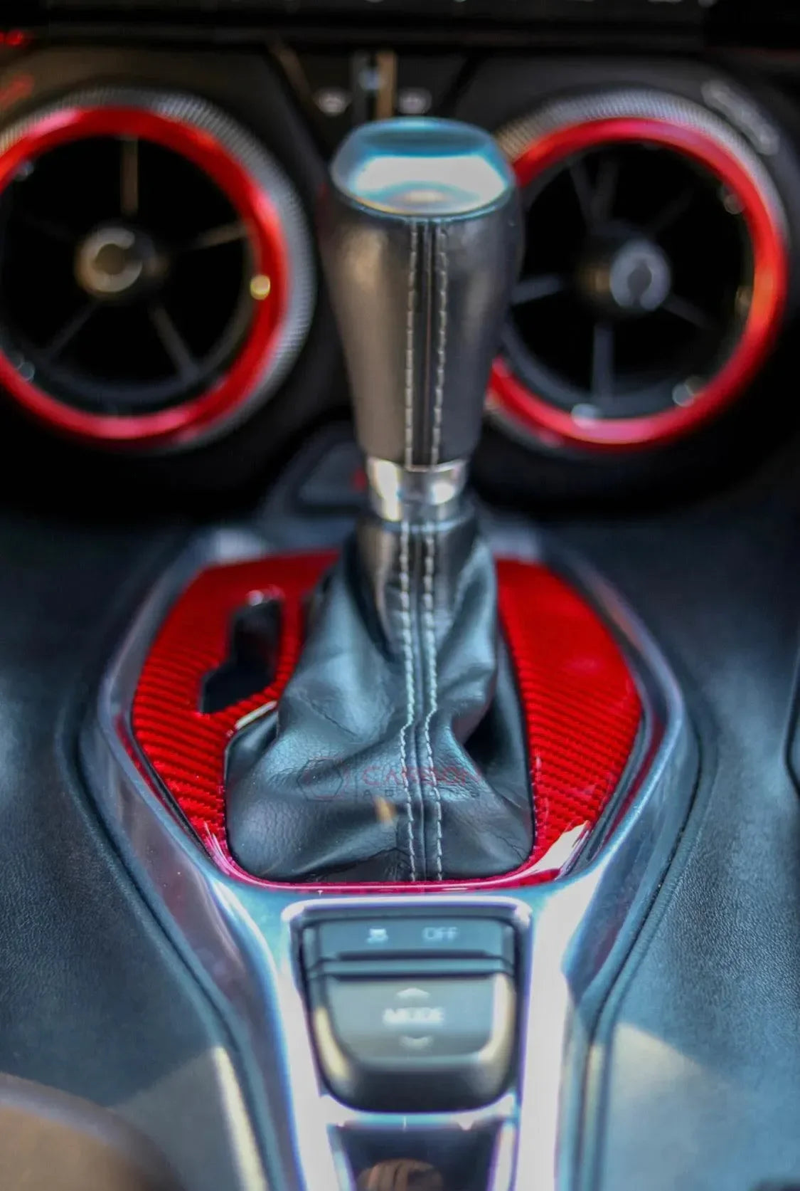 2016-2024 Camaro Real Carbon Fiber Gear Shift Trim Overlay