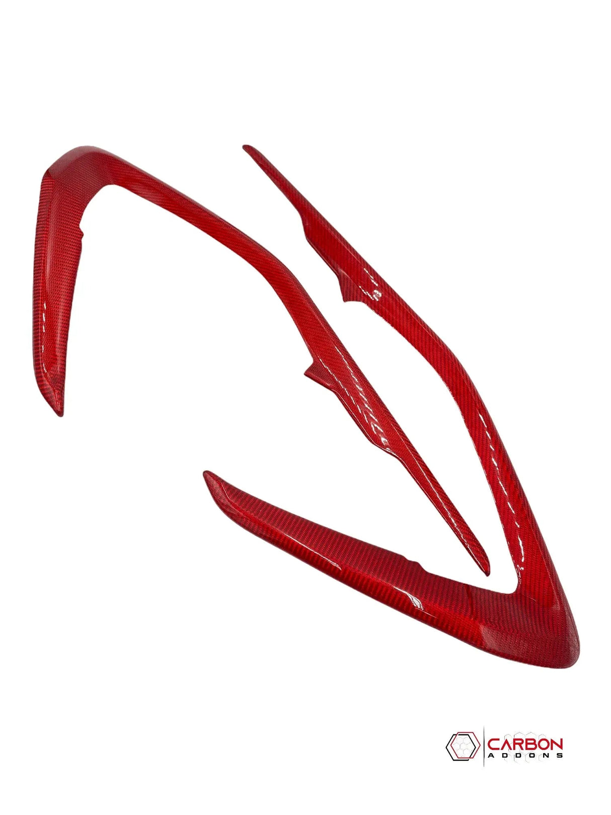 2016-2024 Camaro Real Carbon Fiber Interior Door Panel Chrome Trim Cover