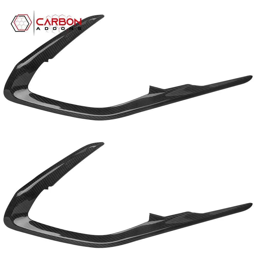 2016-2024 Camaro Real Carbon Fiber Interior Door Panel Chrome Trim Cover