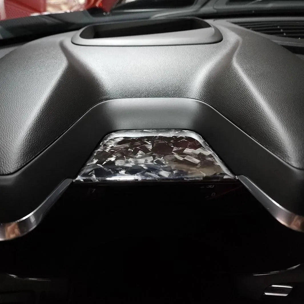 2016-2024 Camaro Real Carbon Fiber Overlay for Gauge Cluster Cover