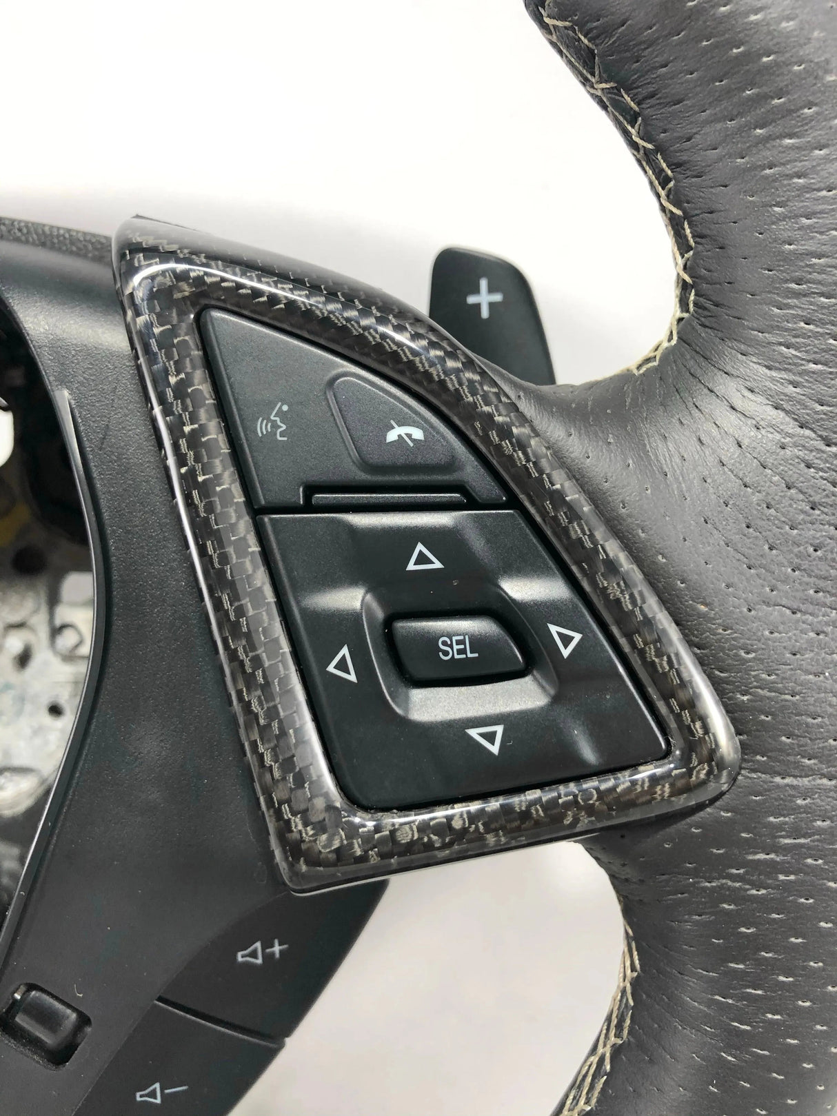 2016-2024 Camaro Steering Wheel and Airbag Chrome Delete Covers