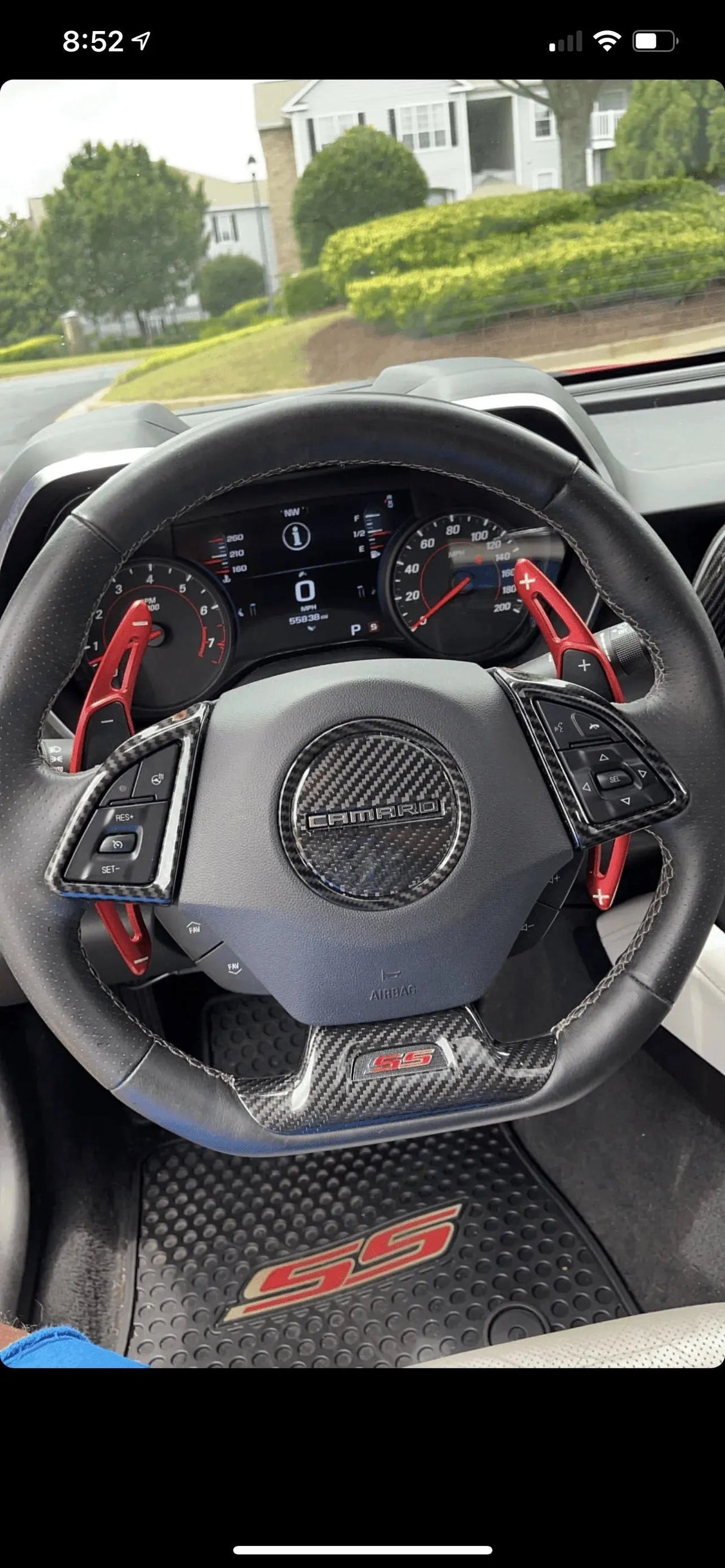 2016-2024 Camaro Steering Wheel and Airbag Chrome Delete Covers