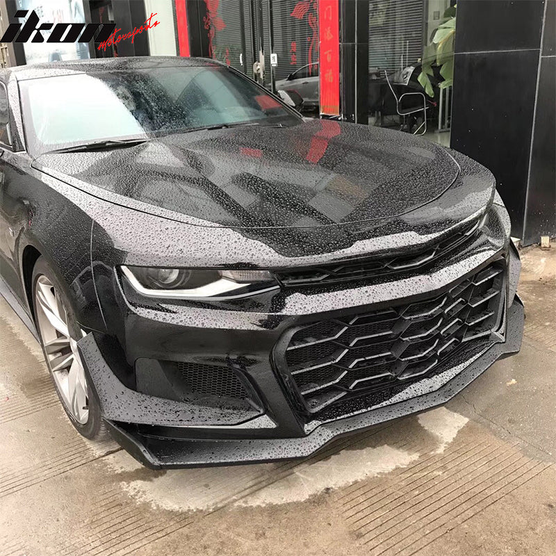 2016-2024 Chevy Camaro ZL1 1LE Black Front Bumper Lower Grille PP