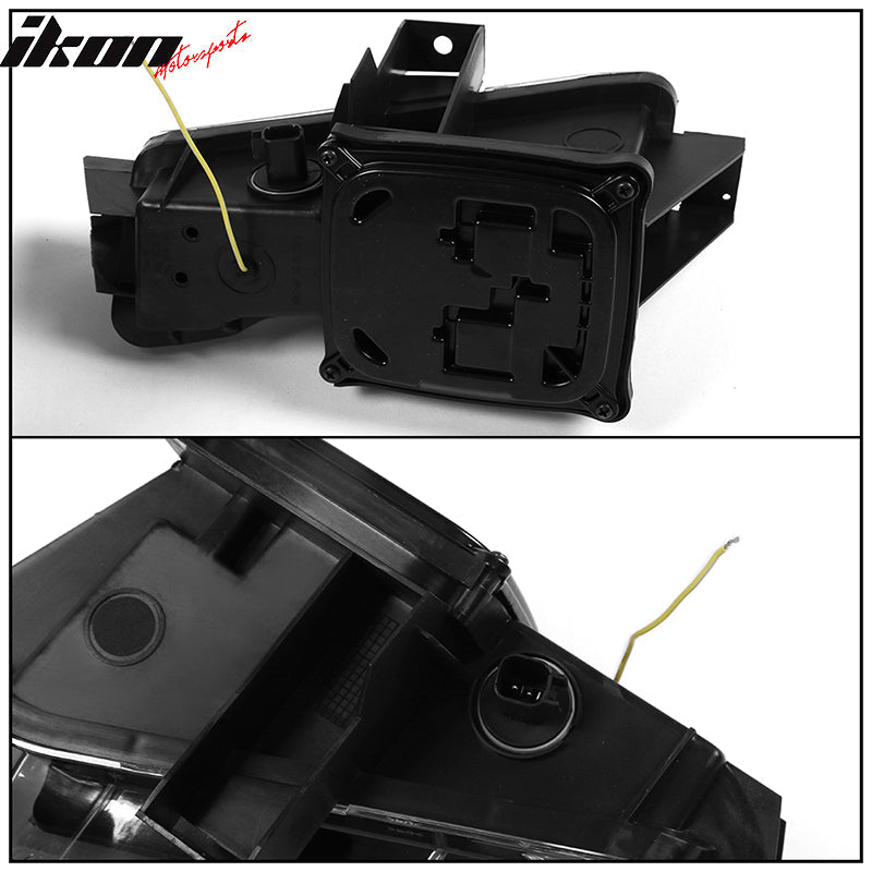 2016-2024 Chevy Camaro Clear Fog Lights w/ Amber Switchback Signal ABS