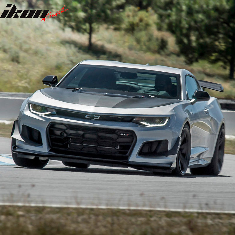 2016-2024 Chevy Camaro 1LE Style Front Lip Spoiler Unpainted PP