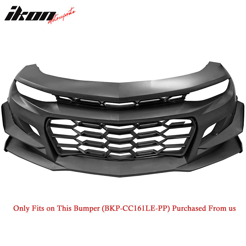 2016-2024 Chevy Camaro 1LE Style Front Lip Spoiler Unpainted PP